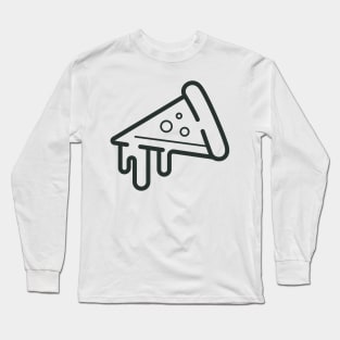 Dripping Pizza Icon Long Sleeve T-Shirt